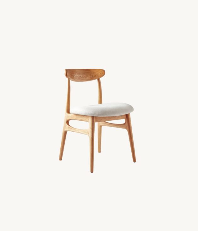 Mid-century oak dining chair