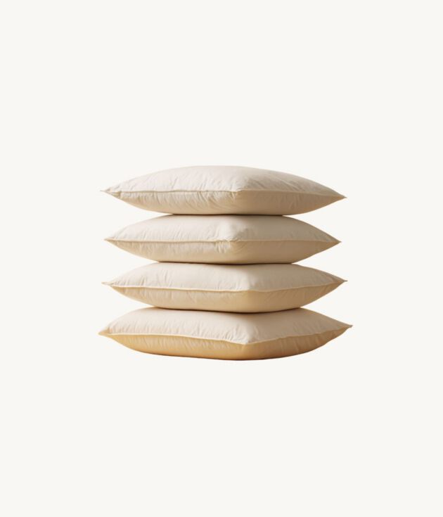 Set of 4 down pillows